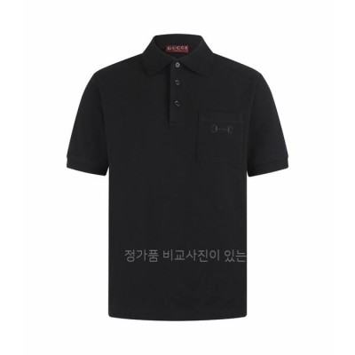 구* 자수 코튼 피케 폴로 반팔티셔츠