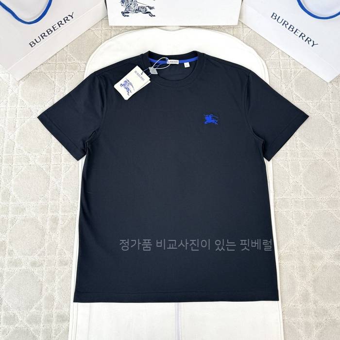 버*리 코튼 반팔티셔츠