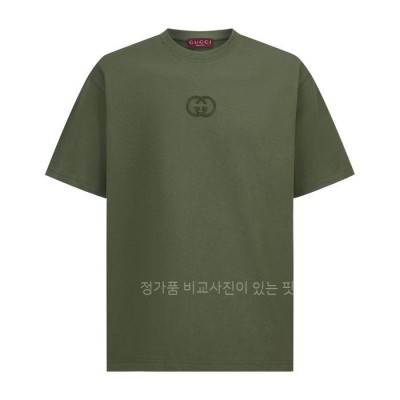구* GG 자수 반팔티셔츠