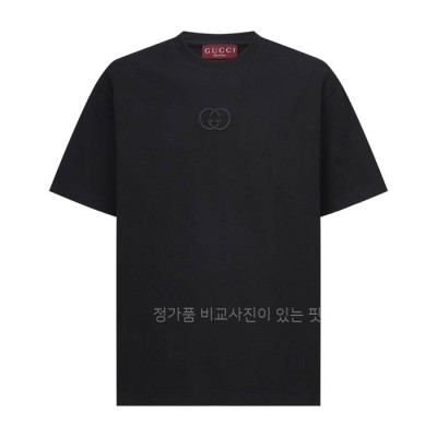 구* GG 자수 반팔티셔츠