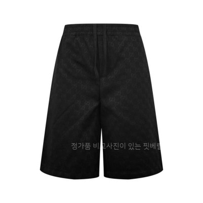구* GG 캔버스 리넨 블렌드 쇼츠 반바지