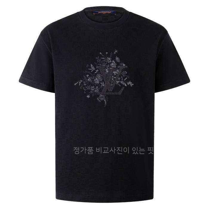루*비통 엠브로이더드 시그니처 반팔티셔츠