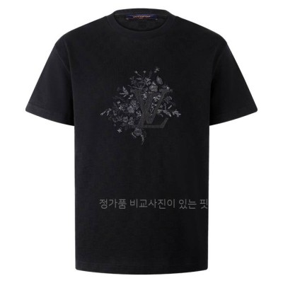 루*비통 엠브로이더드 시그니처 반팔티셔츠