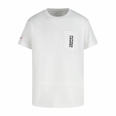 크*하츠 백 레터링 반팔티셔츠