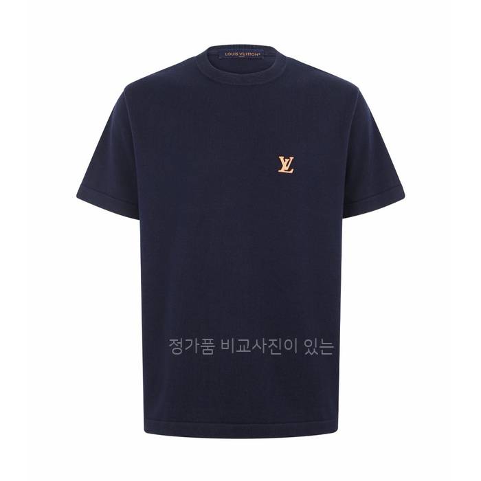 루*비통 쇼트 슬리브드 크루넥 위드 시그니처 니트 반팔