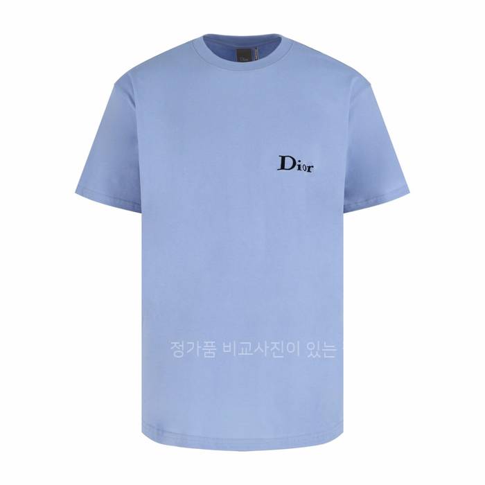 디* 자수 로고 반팔티셔츠