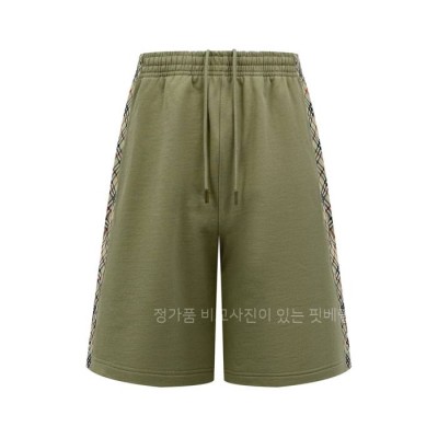 버*리 트리밍 코튼 쇼츠 반바지
