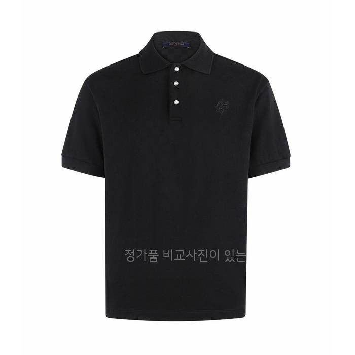 루*비통 다미에 자카드 폴로 반팔티셔츠