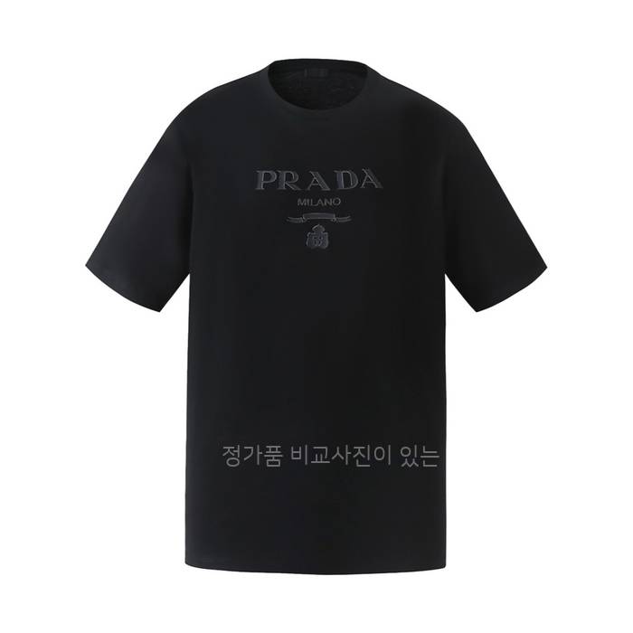 프*다 자수 로고 반팔티셔츠