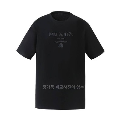 프*다 자수 로고 반팔티셔츠