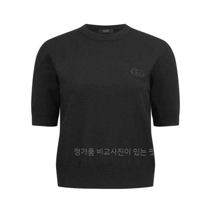 구* GG 울 니트 반팔