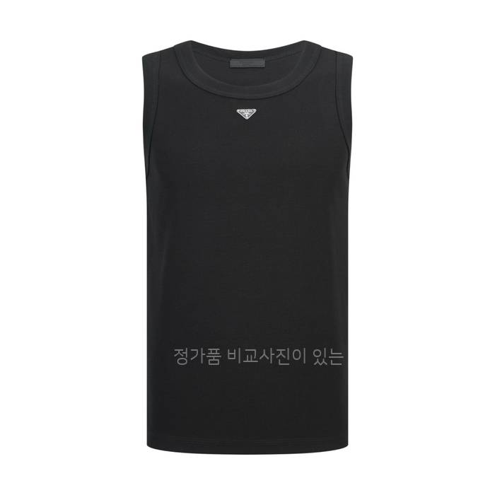 프*다 로고 와플 슬리브리스 티셔츠