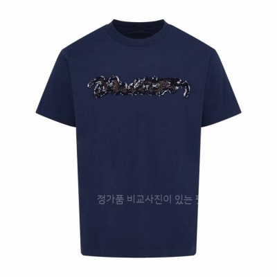 루*비통 데님 시그니처 반팔티셔츠