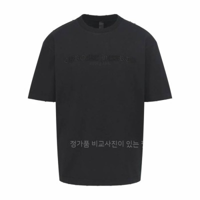 크*하츠 자수 로고 반팔티셔츠