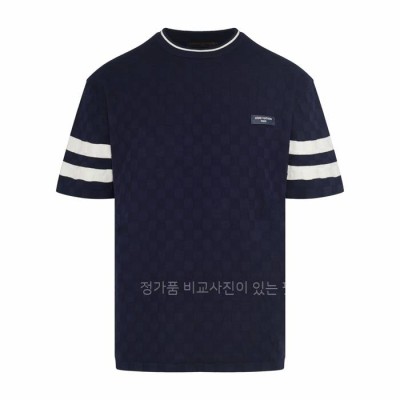 루*비통 다미에 테리 테니스 반팔티셔츠