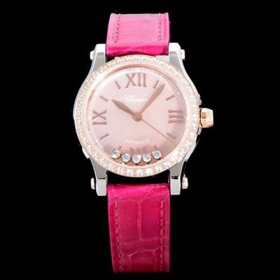 쇼파드 Chopard 해피다이아몬드 30MM 악어가죽스트랩