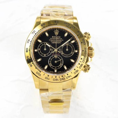 V3버전 로렉스(ROLEX)데이토나 옐로우골드 블랙 904L 풀카피 4130 무브먼트